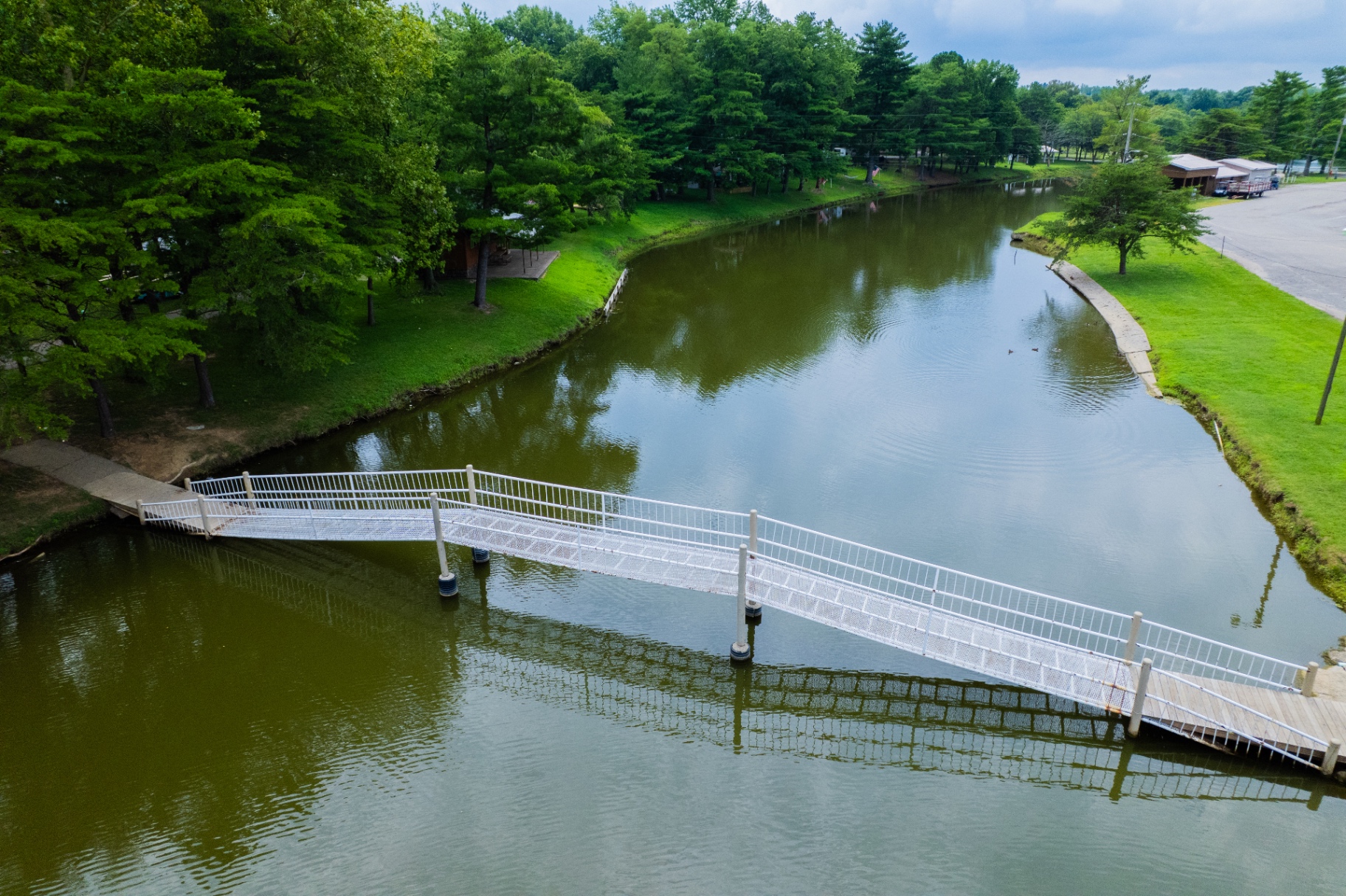 Bridge over Diamond Lake